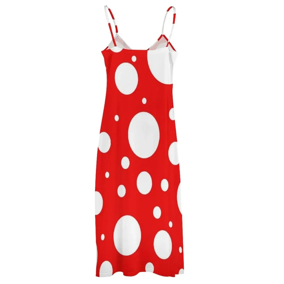 modello ispirato a kusama yayoi Abito senza maniche abiti da donna eleganti e graziosi Abito gonna estiva da donna — image 5