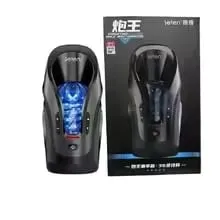 Leten Thrusting-Pro Automatisk Teleskopisk 75MM Kraftfull Thrusting Vagina High Speed Intellegent Voice Masturbator Sexleksak för män