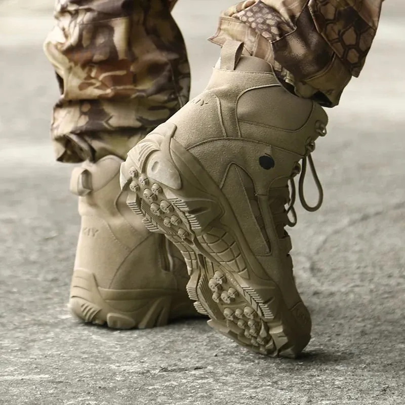 Stivali tattici da uomo Scarpe da lavoro antinfortunistiche impermeabili da uomo Desert Scarpe da trekking Stivaletti da esterno — image 3
