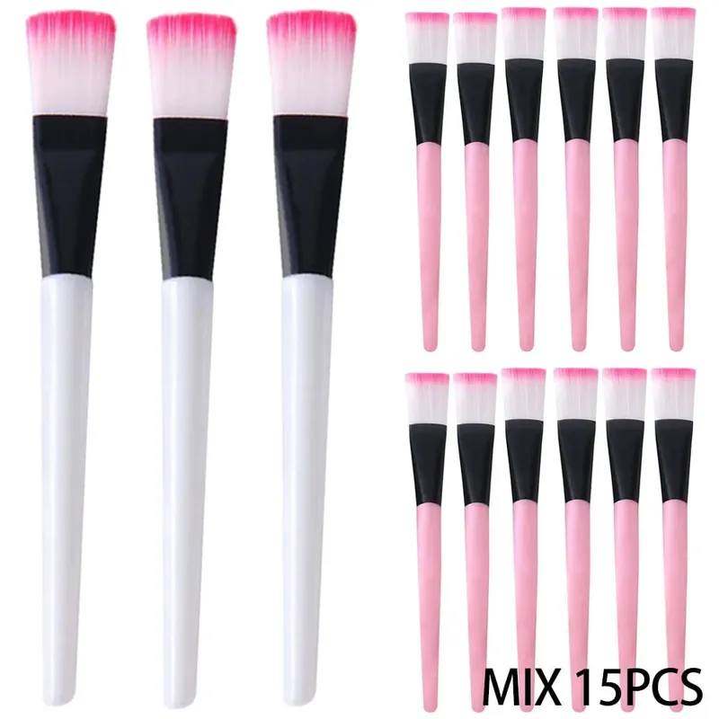 10PCS Berus Topeng Kipas Muka Berus Alat Aplikator Topeng Muka Berus Solek Untuk Wanita Pakar Estetika Alat Kosmetik Topeng Muka DIY — image 12