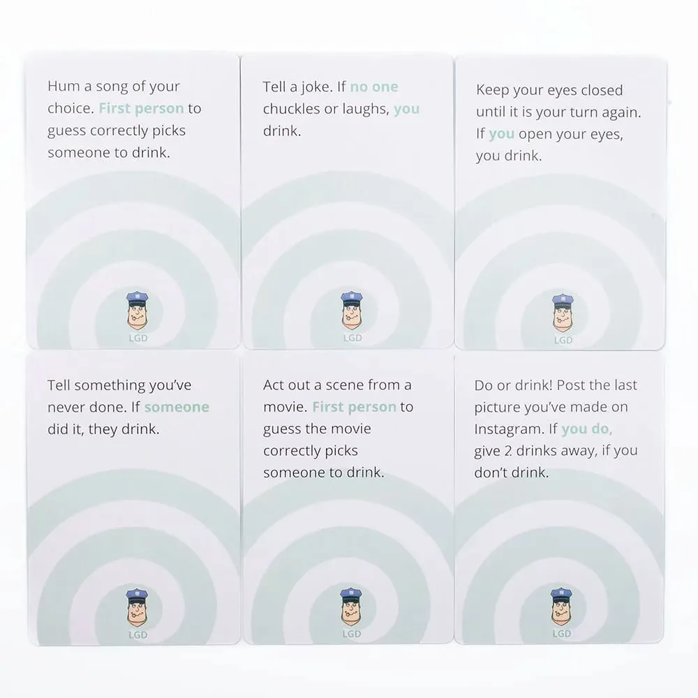 88 τεμ. Let's Get Drink Drinking Card Game in Box Αγγλική έκδοση για πάρτι Borad Games 8,8x6,3 cm — image 5
