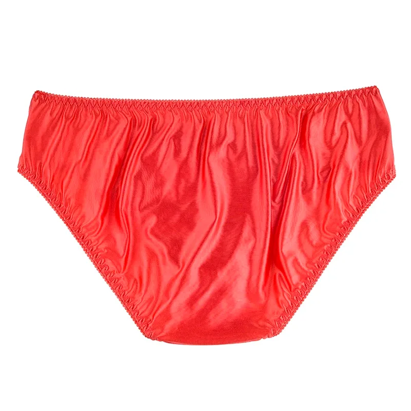Slip Sexy pour hommes, confortable, sain, élastique, pochette souple, taille moyenne, sous-vêtements purs, dentelle brillante, sous-vêtements gai — image 6