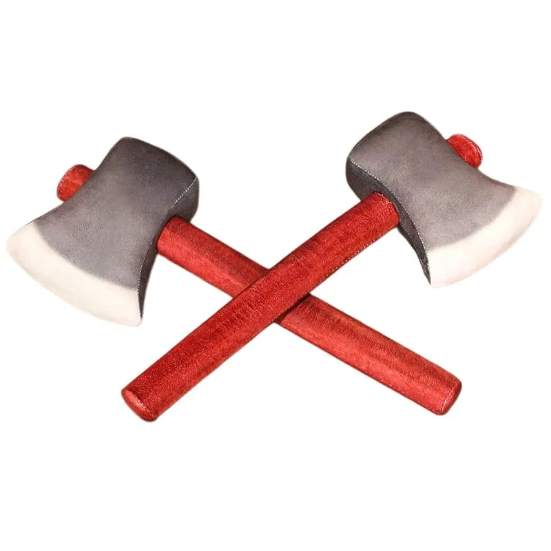 40cm bijl pluche kussen zoals echte boer werknemer gevuld instrument prop decor mannen cadeau — image 7