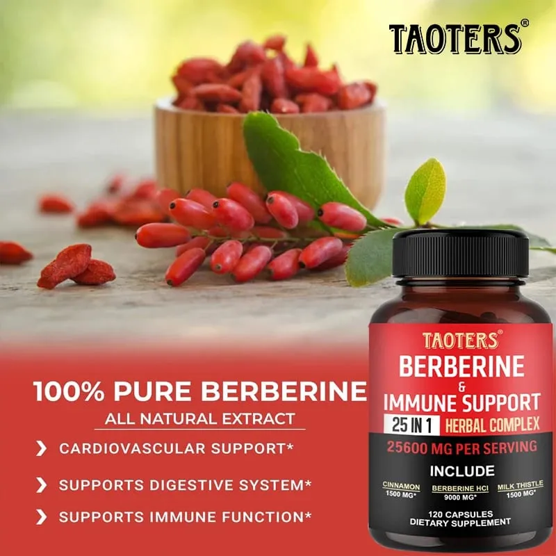 แคปซูล Berberine ประกอบด้วย Ceylon Cinnamon และ Milk Thistle เพื่อสนับสนุนสมดุลกลูโคส สุขภาพตับ การย่อยอาหารและลดน้ำหนัก — image 5