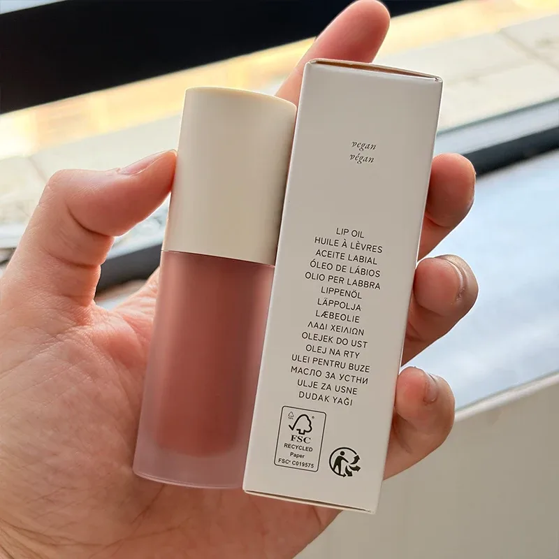 Summer Limited Rho Vanilla Beige LipBalm Set di rossetti trasparenti idratanti Tubo morbido e liscio Specchio per labbra Lucidalabbra Blum per labbra Trucco — image 26