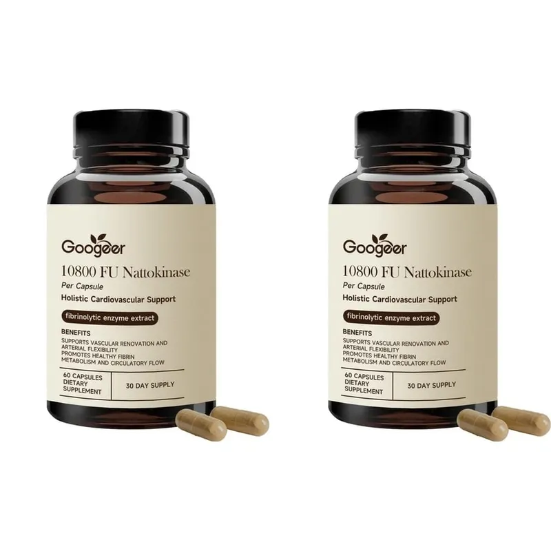 Googeer Advanced Enzyme CoQ10 Formula Capsule Clean Vegan Non OGM Integratore di supporto quotidiano per il benessere 60 capsule Facile da usare