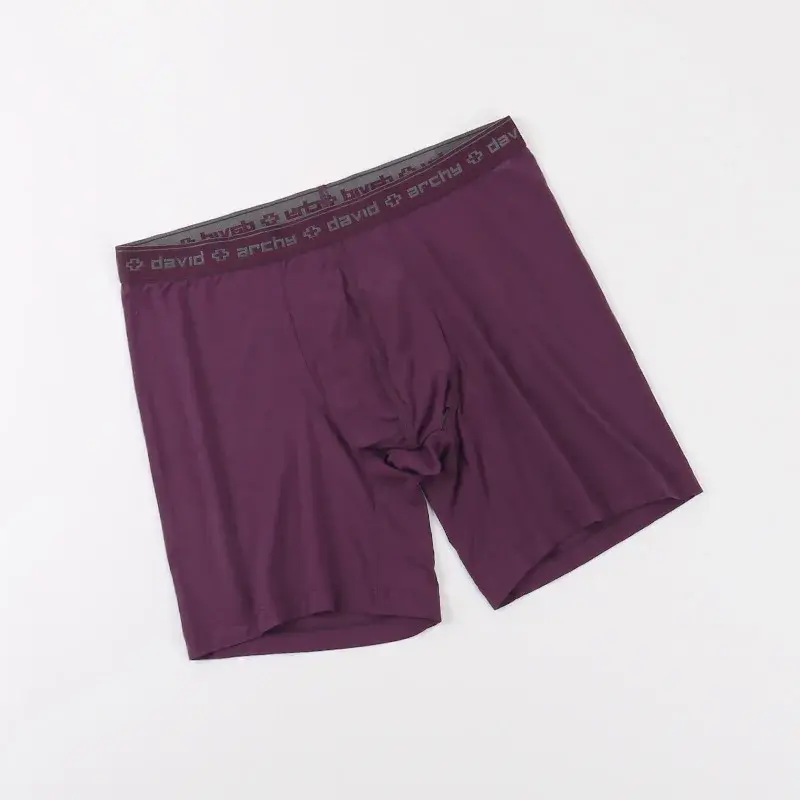 David Archy Lot de 3 boxers pour homme sous-vêtements basiques en micromodal doux et respirants à double poche à séchage rapide pour sport et fitness — image 13