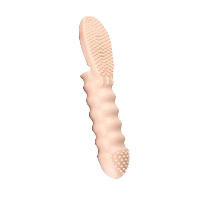 Sarung tangan jari bergetar erotik rangsangan g-spot berkualiti tinggi penggetar jari boleh dicas semula pasangan bercumbu mainan seks — image 2
