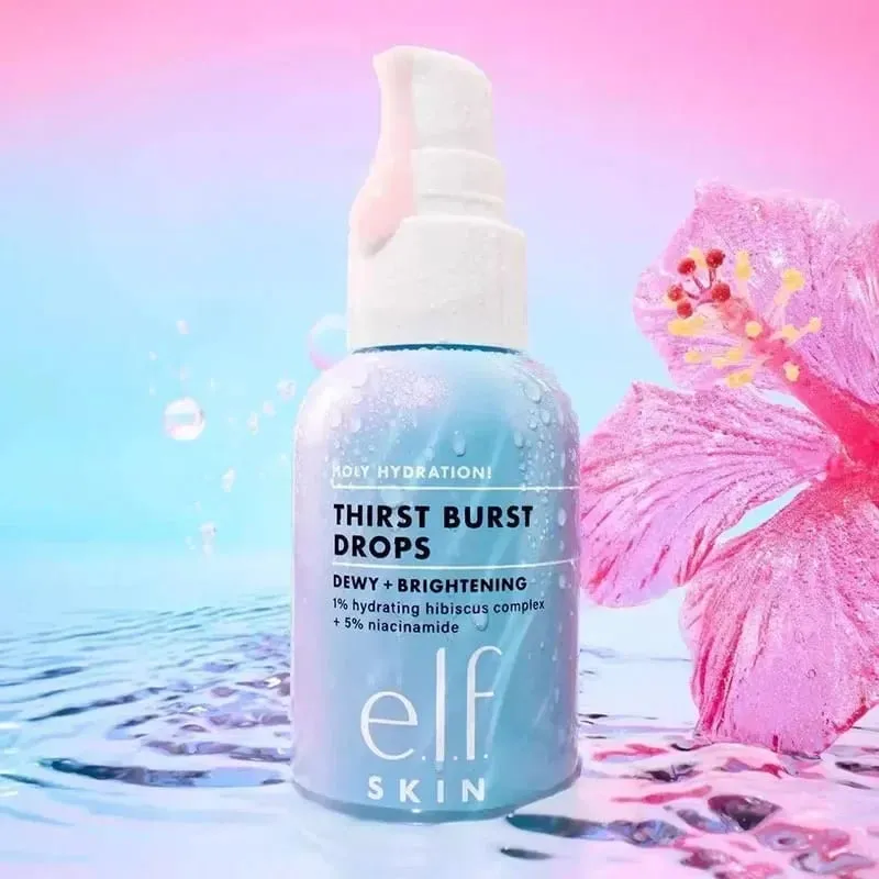 Elf Pre Makeup Green and Pink Even Skin Tone Moisturizing Base and Lasting Isolation Finishing Spray Liquid Foundation Essence — image 7