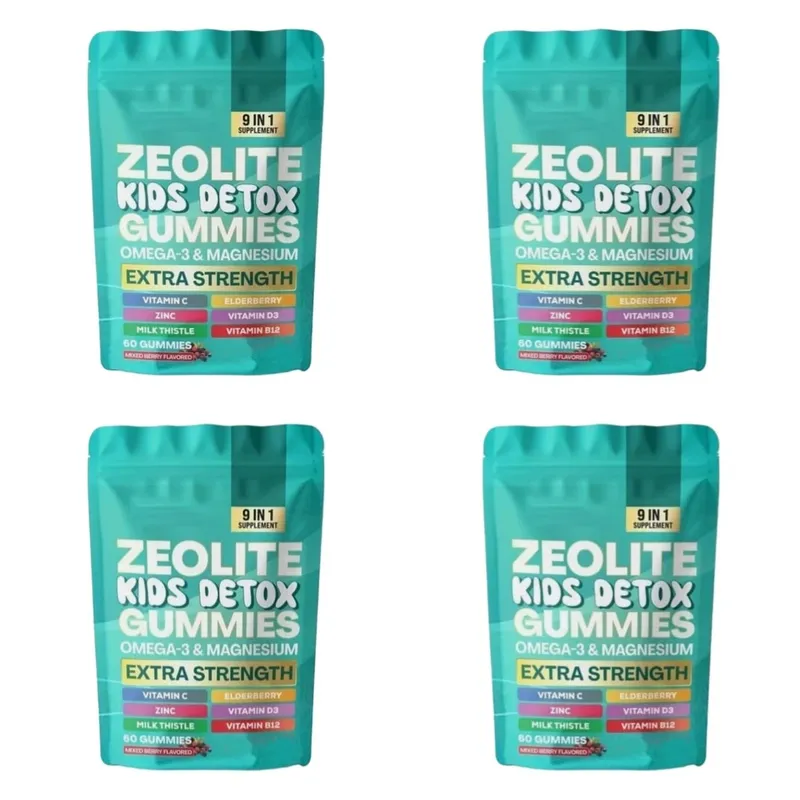 Zeolite Gummies 60 Count Contain Multivitamin Omega-3 Magnesium and Elderberry Support Detoxification & Immune System Health — image 10