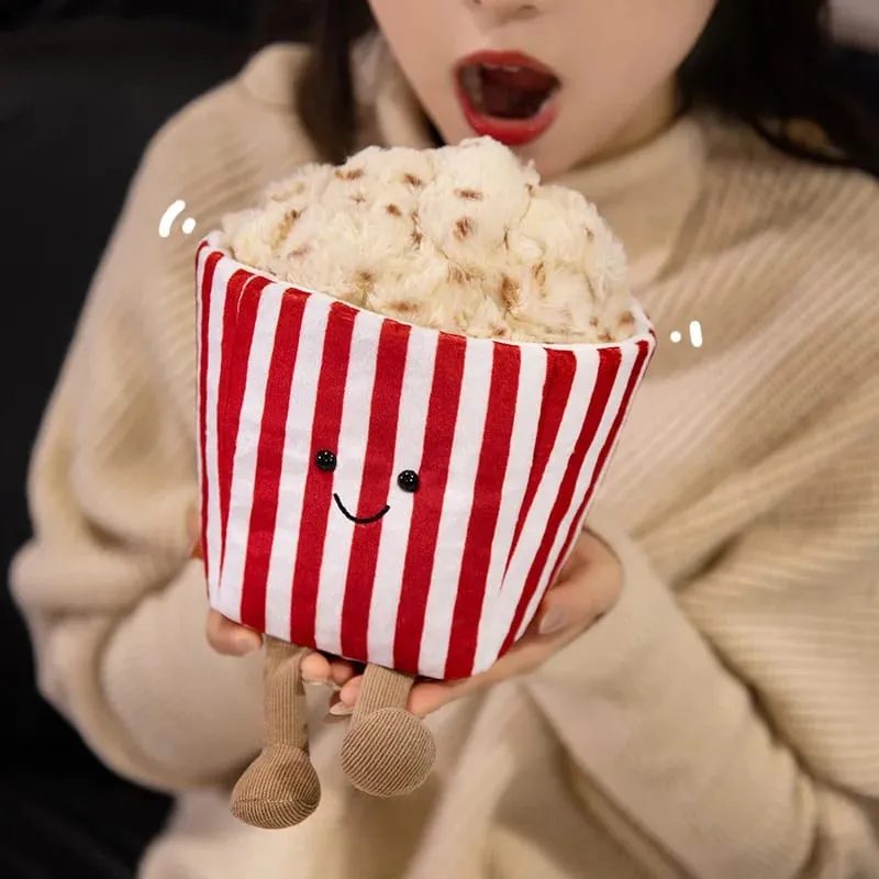 Poupée de pop-corn amusante, Simulation mignonne, jouet en peluche, cadeau pour enfants, poupée douce et mignonne — image 2