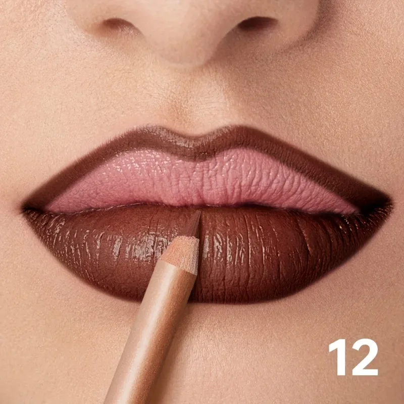 Matte Lip Liner Pencil Nude Long-Lasting Waterproof Smudge-Proof Precise Outline Smooth Creamy Formula — image 11