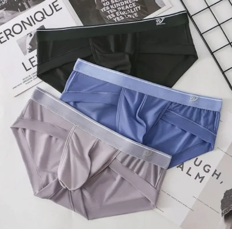 Herren-Slip, atmungsaktiv, 3D-Beutel, leicht, Herren-Bikini-Unterwäsche, weich, transparent, bequem, schnell trocknend, dehnbar, dreieckig für den Sommer — image 5