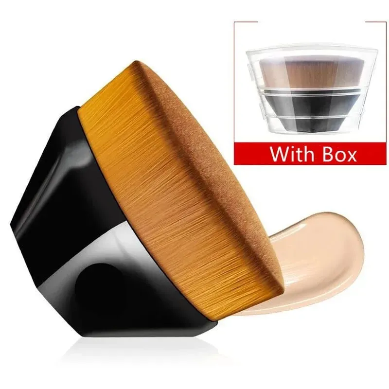 1/2ks Nový kouzelný štětec na make-up Beauty Powder Face Blush Štětce Přenosný profesionální podkladový štětec Velký kosmetický měkký základ