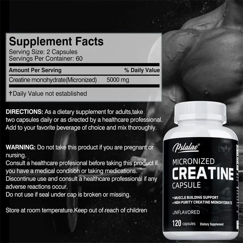 Creatine Monohydrate - Build Lean Muscle Improve Endurance and Overall Muscle Health Enhance Athletic Performance Non-GMOSupp — image 3
