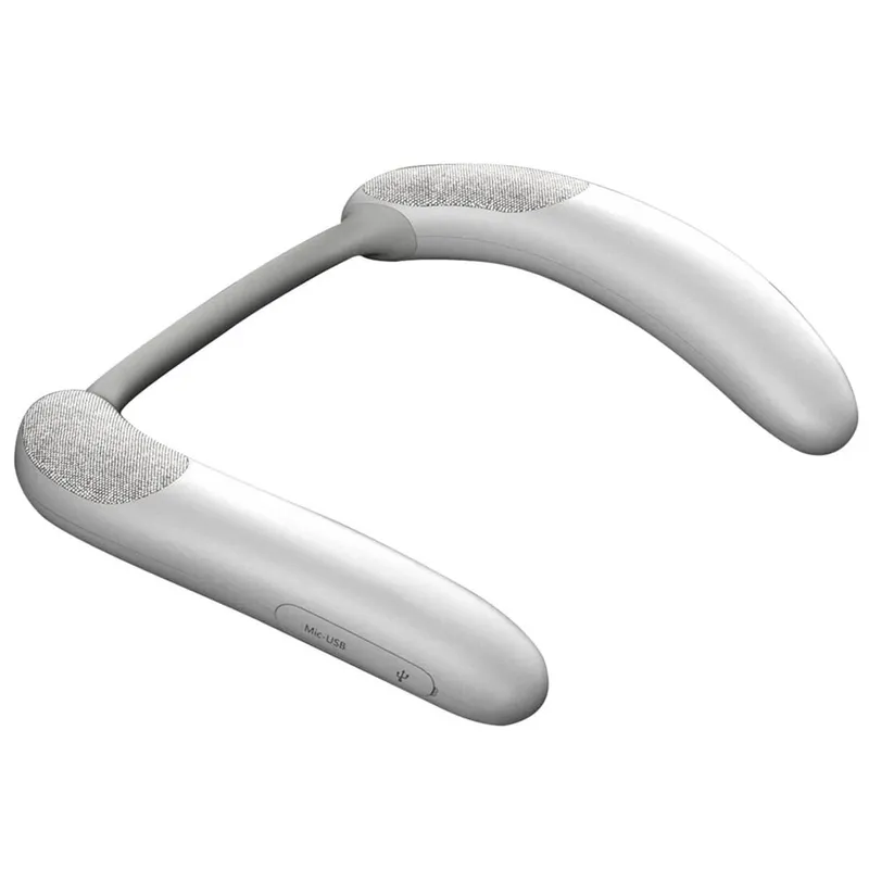 Rockmia EBS-910 新しいウェアラブルワイヤレスネックバンドスピーカー Bluetooth 5.3 AAC コード真のワイヤレスステレオオルゴール TF カードスロットタイプ C — image 8