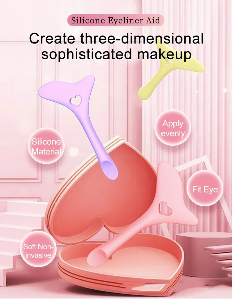 새로운 초보자 친화적인 다기능 메이크업 아이라이너 지원 및 위치 지정 실리콘 아이라이너 가이드가 있는 래쉬 스탬프 도구 — image 6
