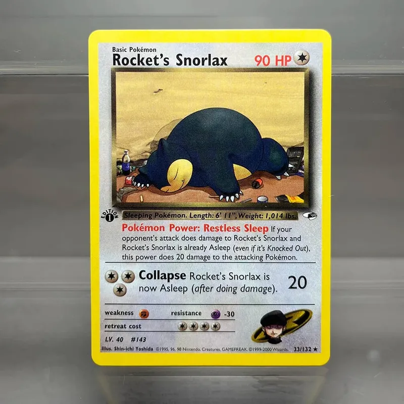 PKM Cards 1st Edition Gym Challenge 1996 Base Set Single Foil Cards Mewtwo Gengar Raichu Game Collection Cards PTCG Proxy Cards — image 17
