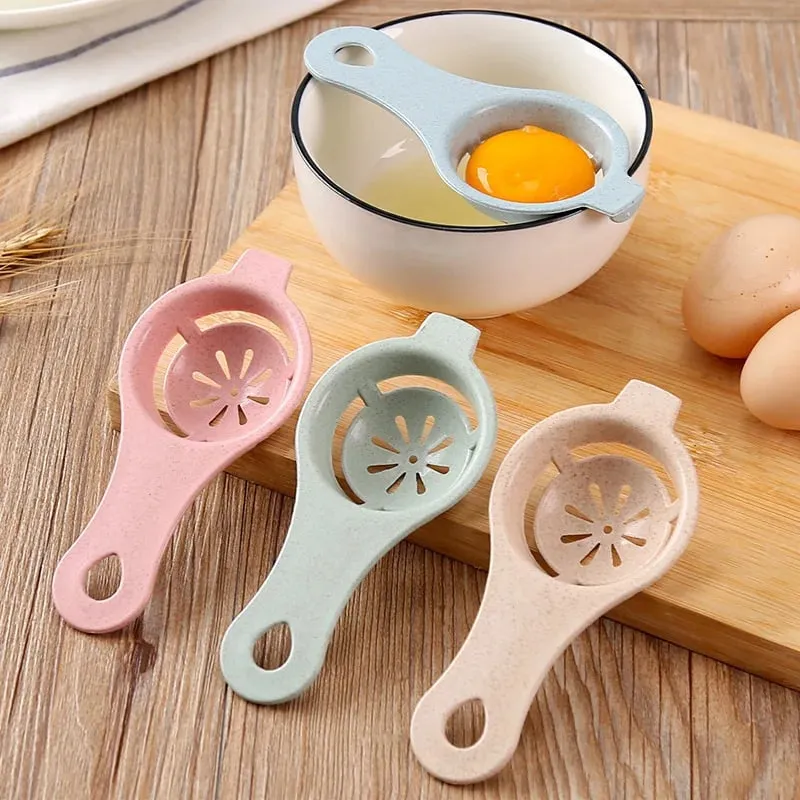 3PCS 계란 분리기 계란 노른자 흰색 분리기 계란 흰색 분리기 계란 흰자 여과기 필터 분배기 계란 분리기 도구 주방 바 — image 7