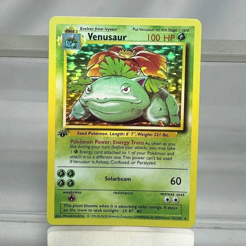 PKM Cards 1st Edition Charizard Blastoise Dragonite 1996 Base Set Single Foil Cards Game Collection Cards PTCG Proxy Cards — image 5