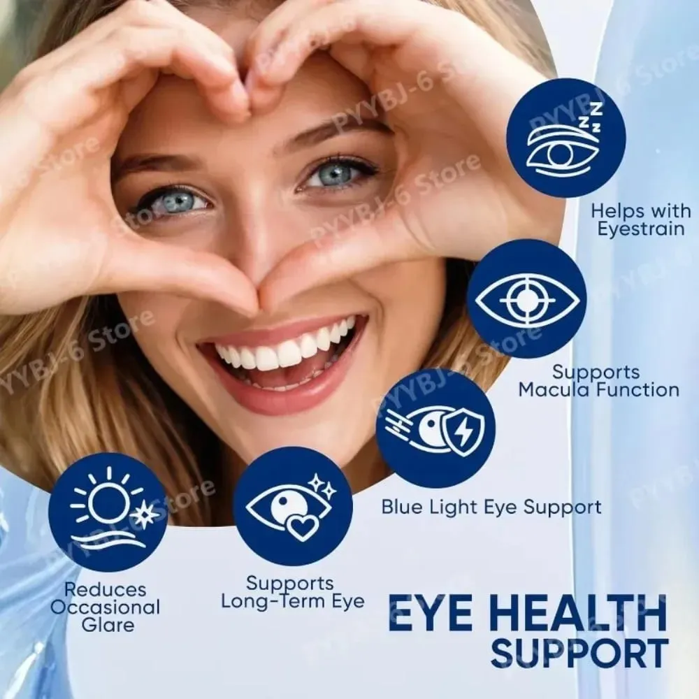 Formula avanzata per gli occhi 15 in 1 con luteina zeaxantina astaxantina mirtillo e zafferano supporto per il comfort visivo 60 capsule — image 3