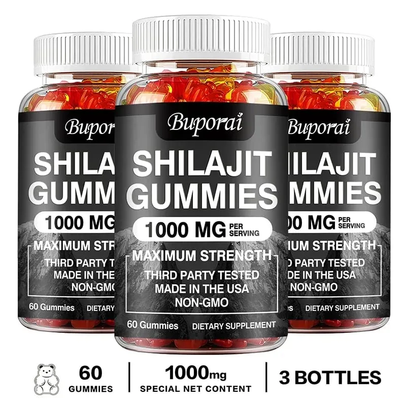 Shilajit Gummies - Memori Tingkat Energi dan Dukungan Fokus Meredakan Stres Kesehatan Secara Keseluruhan — image 10