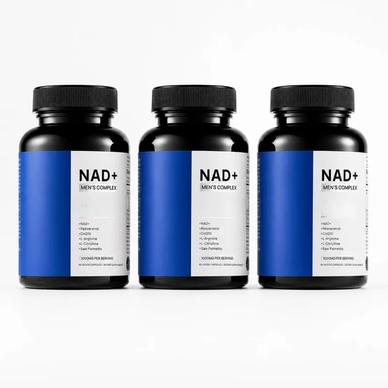NAD+ 남성용 복합 캡슐 1000mg, CoQ10 레스베라트롤 세포 에너지 및 활력 보충제가 근육 건강을 지원합니다 60개 — image 10