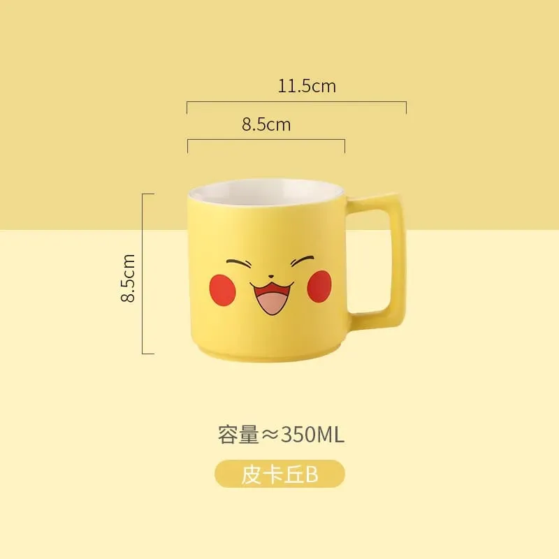 New Cartoon Pokemon Pikachu Mug Breakfast Milk Cup Cute Drink Tableware Ceramic Coffee Cup Gift Dessert Kawaii Drinkware Kitchen — image 8