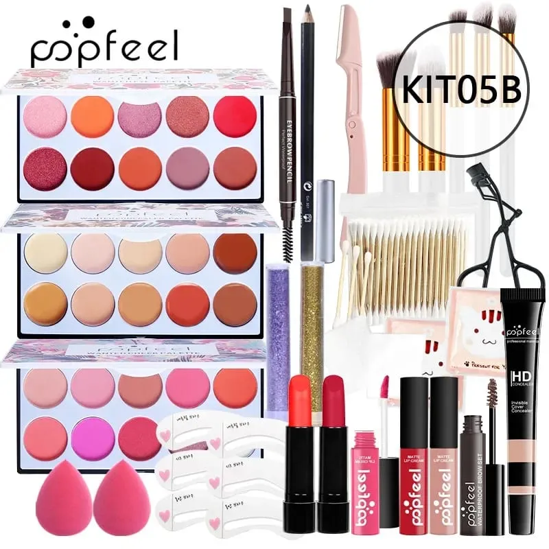 คริสต์มาสแต่งหน้าของขวัญกล่อง Foundation อายแชโดว์ Long Lasting Lip Ink 27 ชิ้นของขวัญวันเกิดแต่งหน้าสำหรับผู้หญิงชุดเต็ม — image 22