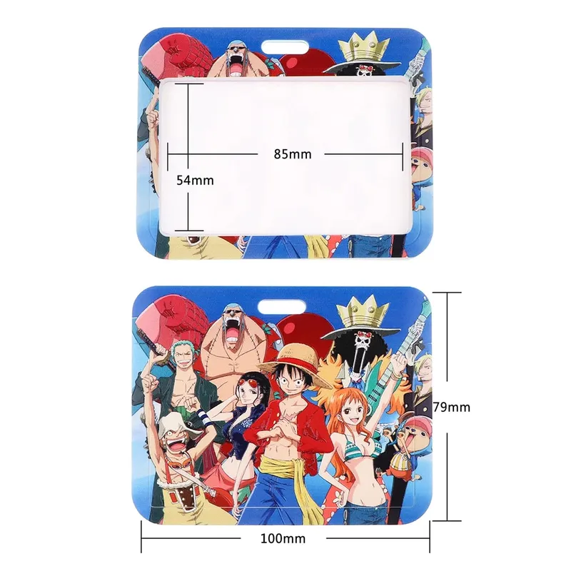 Pemegang Tauliah Rantai Kunci Lanyard Leher Untuk Pemegang Kad Kredit Pas Kad Akses Aksesori Anime Cosplay — image 4