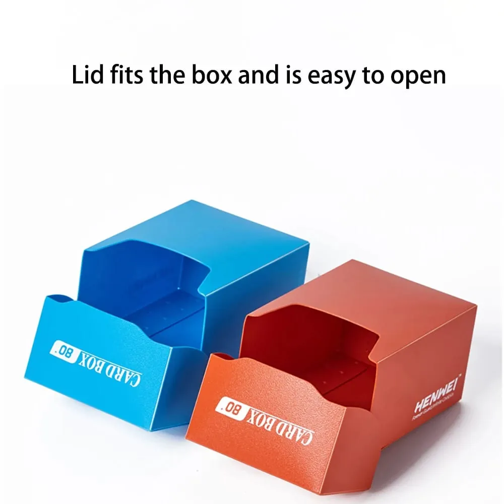 80+Card Deck Box PP Material Portable Many Color TCG Cards Case for MTG/YGO/Gathering PP Storage — image 6