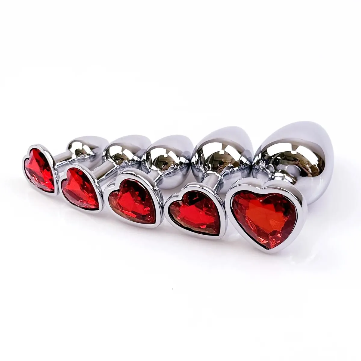Herzförmiger Analplug aus Metall. Analplug für Anfänger. Analmassage-Dilatator. Sexspielzeug für Erwachsene. Masturbation-Stimulationswerkzeug — image 3