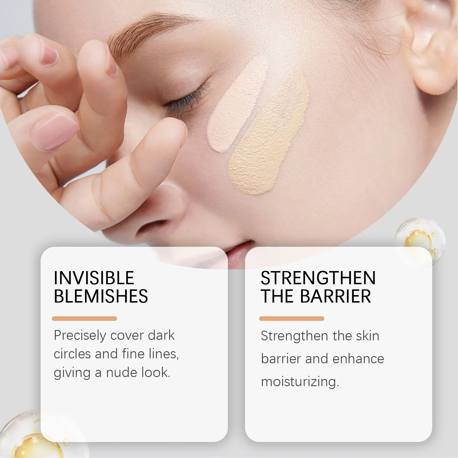Řada očních korektorů Oční skvrny hydratuje bez odstranění make-upu Light and Natural Fit Brighting Repair Concealer Makeup — image 5