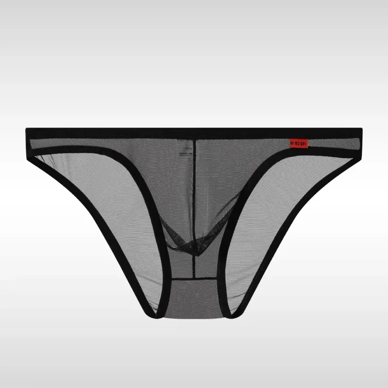 Men's Underwear Ultra-Thin Mesh Transparent Triangular Briefs Sexy Underpanties — image 13