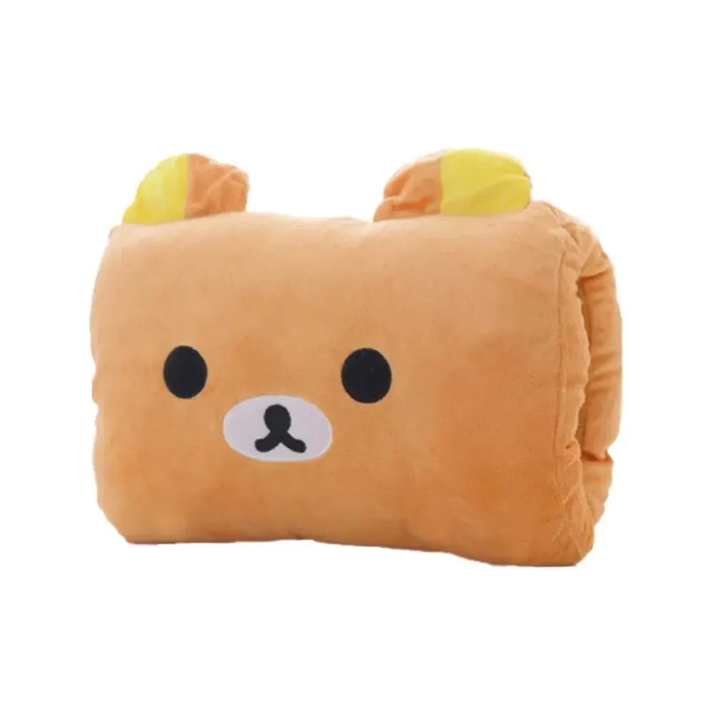 Coussin créatif chauffant pour les mains, cadeau en peluche, ours rose, oreiller en peluche pour enfants, gants chauffants pour les mains, oreiller de sieste de dessin animé pour adultes — image 6