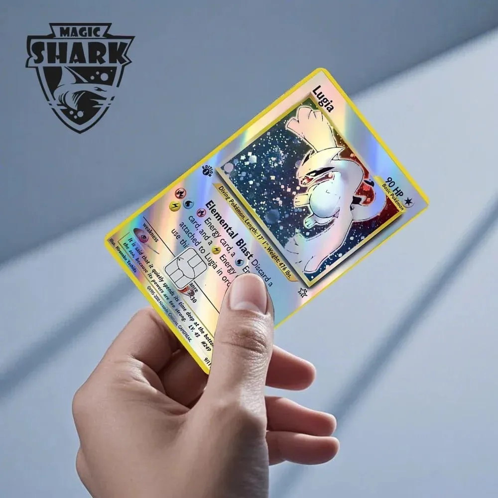 Charizard Gyarados Venusaur Blastoise Mewtwo Squirtle Snorlax Holographic Laser Credit Debit Card Film Skin Sticker — image 5