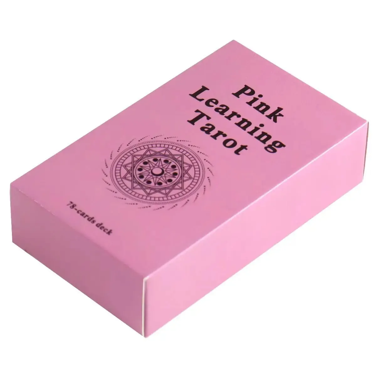 Pink Learning Tarot 78 τμχ Κάρτες Ταρώ με λέξεις-κλειδιά με βάση το σύστημα Rider Waite 10,3*6cm — image 3
