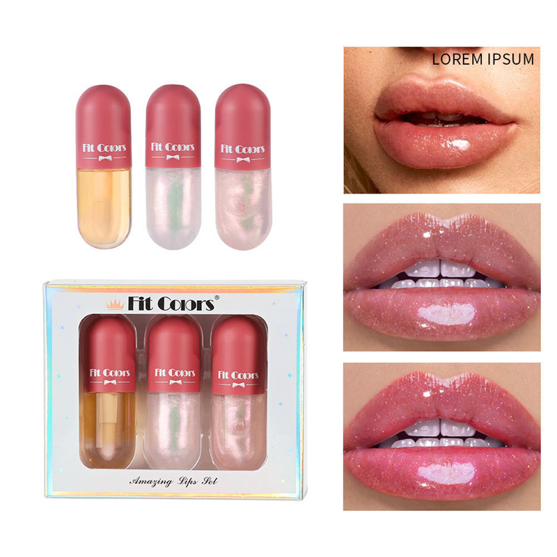Mini Capsule Liquid Lip Blam Hydratační Transparentní Barva Měnící Lip Plumping Olejové Zrcátko Jelly Plumping Lip Gloss Kosmetika — image 4