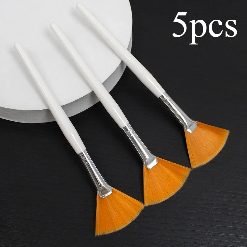 3-10pcs 실용적인 페이셜 브러쉬 DIY 페이스 마스크 브러쉬 세트 소프트 팬 메이크업 브러쉬 여성용 화장품 도구 뷰티 메이크업 브러쉬 — image 10