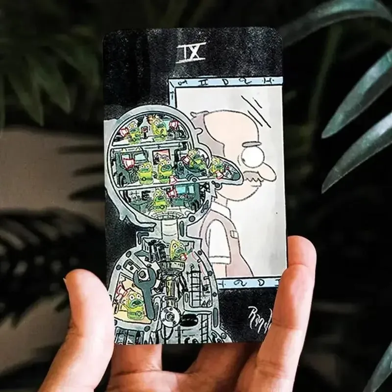 Cartas de tarô misteriosas, baralho de 78 cartas inspirado em Gravity Falls, versão em inglês, jogos de tabuleiro de tarô para iniciantes — image 5