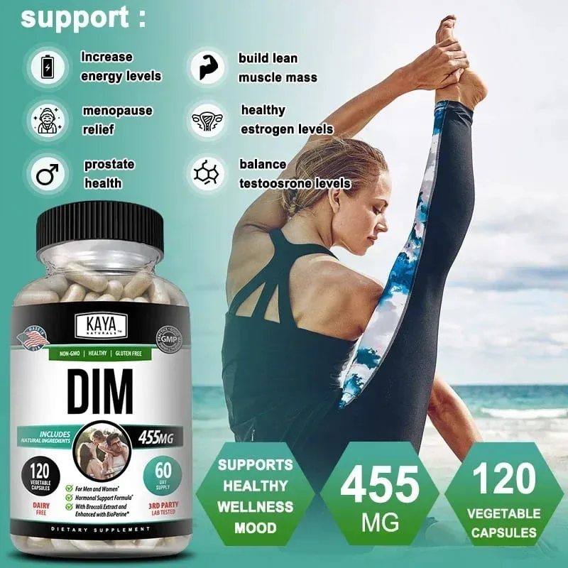 DIM Capsules - DIM Supplement for Men and Women | Herbal Supplement for Hormone Balance Menopause and Prostate — image 4