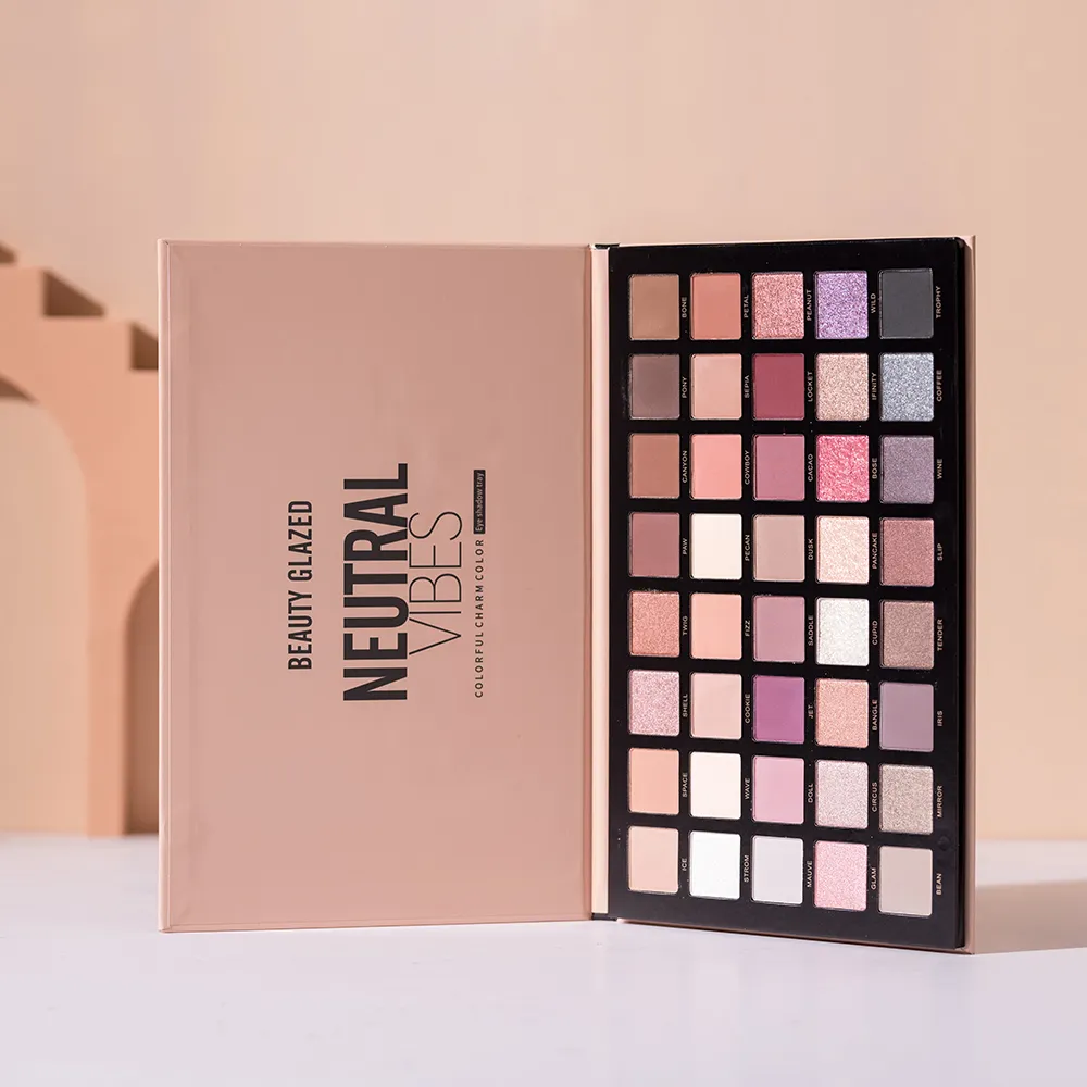 Matte 40 สีไฮไลท์ Shimmer Eye Shadow เครื่องสำอางค์ Palette Glitter Eyeshadow Palette