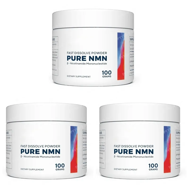 NMN poudre 100g Nicotinamide mononucléotide 500mg par portion formule à dissolution rapide supplément végétalien de haute pureté — image 7