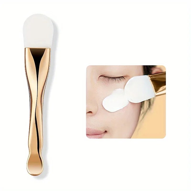Brosse pour masque Facial en Silicone à Double tête, grattoir de nettoyage du visage, Type de torchon, Film de boue, brosse spéciale, outil de beauté, pinceaux de maquillage