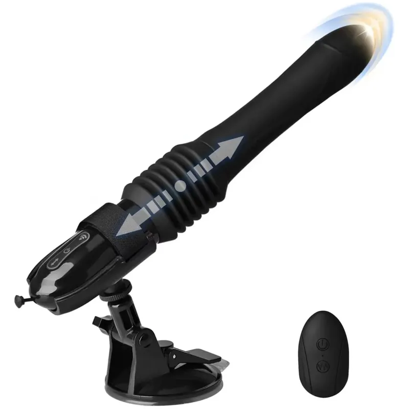 Sex Machine Teleskopický vibrátor Dildo Automatický masážní přístroj nahoru dolů G bodový zatahovací zatahovací vaginální hračka ženská masturbace