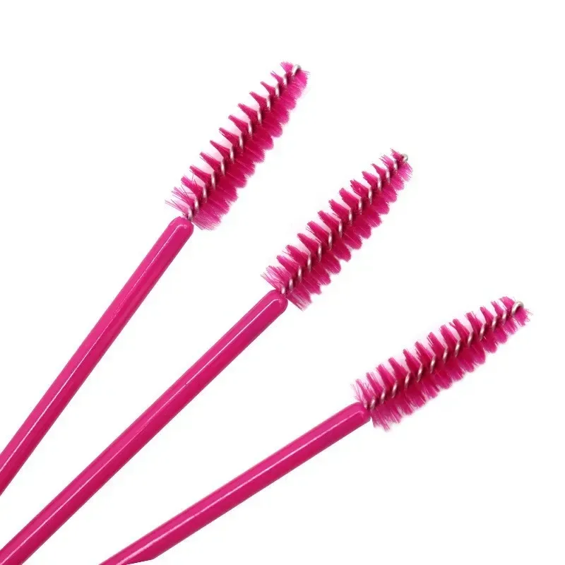 50 pièces pour greffer des cils Extension femmes pinceaux de maquillage outils jetables en Nylon Mascara baguette applicateur pinceaux à cils — image 6