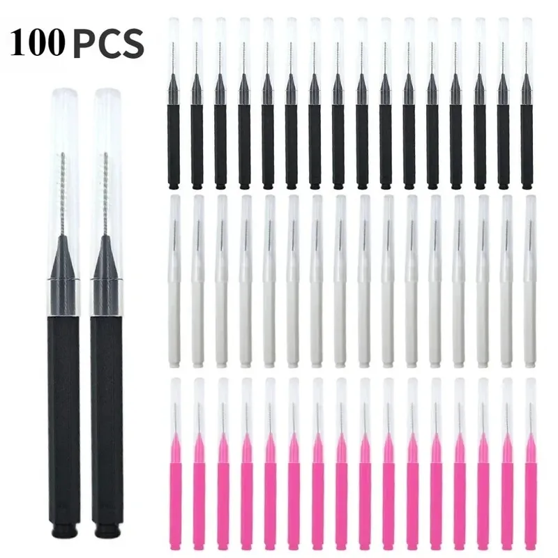 20/50PS Tragbare Mini Augenbraue Pinsel Einweg Wimpern Stirn Heben Pinsel Applikatoren Lash Verlängerung Kamm Schönheit Make-Up-Tools
