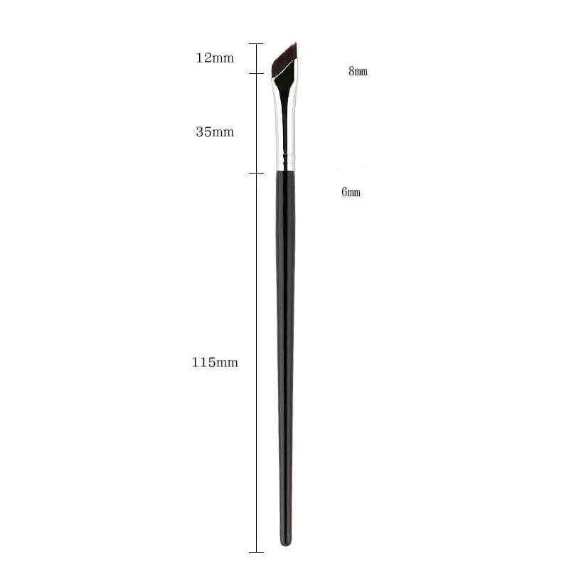 Pennello per eyeliner falce Pennello per lama per ombretto Pennello per dettagli Pennelli per sopracciglia diagonali Palpebra sottocutanea per dormire Strumenti per il trucco del baco da seta — image 12
