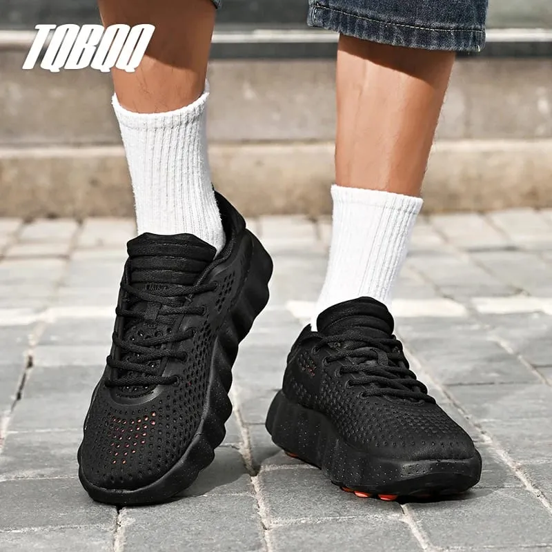 Men's Comfortable Casual Sneakers with Foot Sensing Massage Technology Women's Sports Breathable Lightweight Training Shoes — image 5