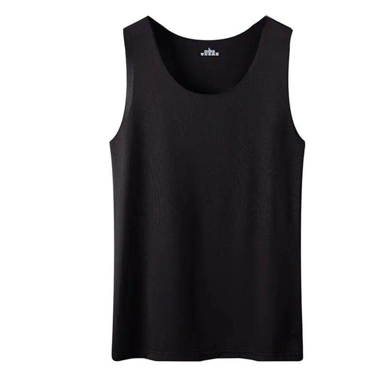 Women Summer Ice Silk Seamless Top Basic Sleeveless O-Neck Racerback Athletic Thin Shirts Plain Solid Color Yoga Quick Dropship